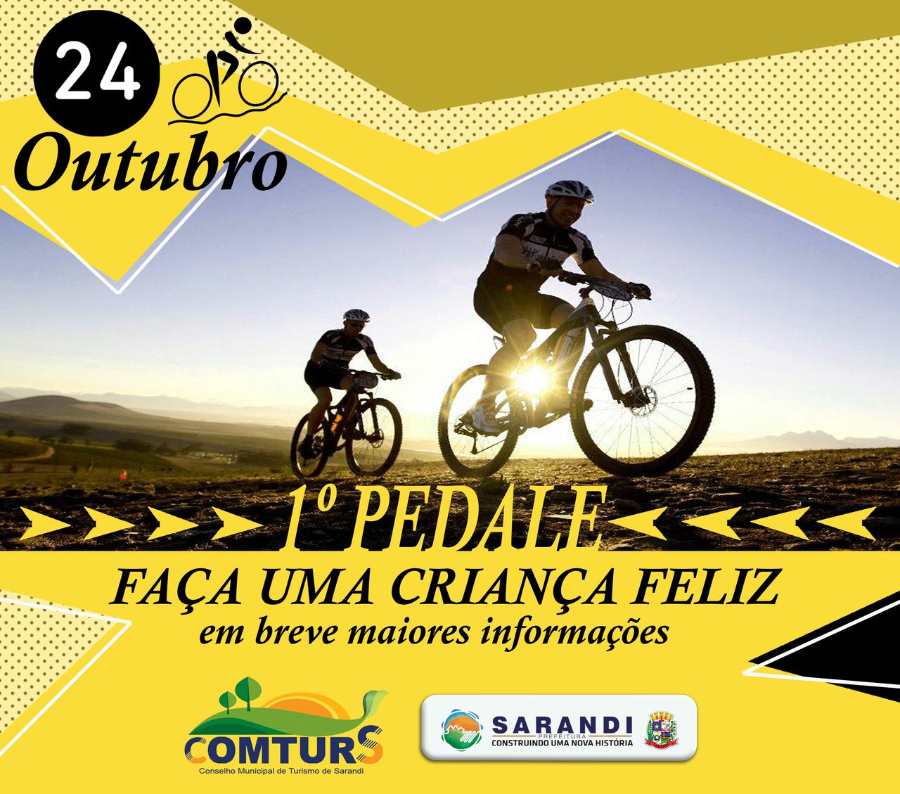 Prefeitura de Sarandi anuncia 1ª PEDALE
